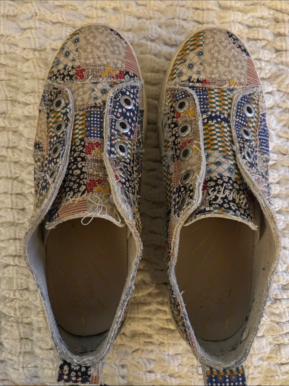 Blowfish Patchwork Slip-On Sneakers - Multicolor